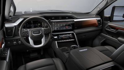 2026 GMC Sierra 2500 HD 4WD Denali Crew Cab with Denali Reserve, Technology, MultiPro Tailgate, Trailering, Chrome Assist Steps, 13.4" GMC Premium Infotainment with Google Built-in, Bose Premium, and Snow Plow Prep