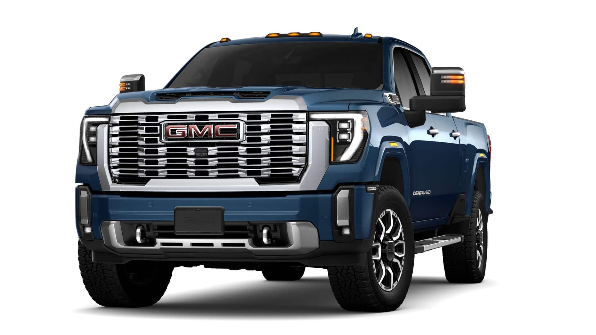 2026 GMC Sierra 2500 HD 4WD Denali Crew Cab with Denali Reserve, Technology, Snow Plow Prep, GMC MultiPro Tailgate, Trailering, Chrome Assist Steps, Power Sunroof, and 13.4" Premium GMC Infotainment with Google Built-In