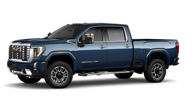 2026 GMC Sierra 2500 HD 4WD Denali Crew Cab with Denali Reserve, Technology, Snow Plow Prep, GMC MultiPro Tailgate, Trailering, Chrome Assist Steps, Power Sunroof, and 13.4" Premium GMC Infotainment with Google Built-In