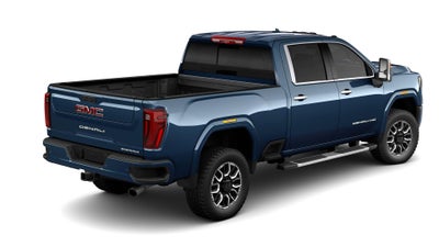 2026 GMC Sierra 2500 HD 4WD Denali Crew Cab with Denali Reserve, Technology, Snow Plow Prep, GMC MultiPro Tailgate, Trailering, Chrome Assist Steps, Power Sunroof, and 13.4" Premium GMC Infotainment with Google Built-In