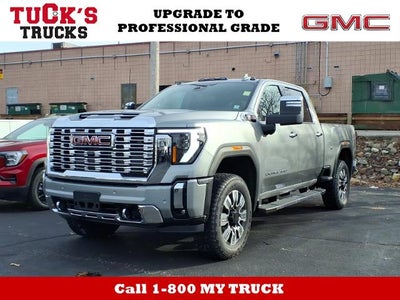 2026 GMC Sierra 2500 HD 4WD Denali Duramax Crew Cab with Denali Reserve, 12 Way Power Front Seats, Power Sunroof, MultiPro Tailgate, Trailering, 13.4" Premium GMC Infotainment with Google Built-In, and Snow Plow Prep