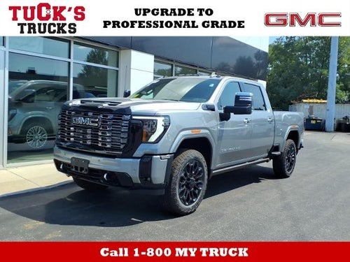 2026 GMC Sierra 2500 HD 4WD Denali Ultimate Duramax Crew Cab with Gooseneck/5th Wheel, MultiPro Tailgate, Trailering, 16 Way Heated/Ventilated Power Front Seats, Power Assist Steps, and Snow Plow Prep