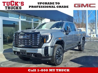 2026 GMC Sierra 2500 HD 4WD Denali Ultimate Duramax Crew Cab with Gooseneck/5th Wheel, Black Badging, Trailering, Multipro Tailgate, 13.4" Premium GMC Infotainment with Google Built-In, Power Assist Steps, and Snow Plow Prep