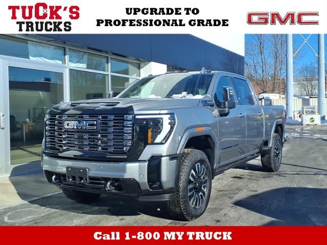 2026 GMC Sierra 2500 HD 4WD Denali Ultimate Duramax Crew Cab with Gooseneck/5th Wheel, Black Badging, Trailering, Multipro Tailgate, 13.4" Premium GMC Infotainment with Google Built-In, Power Assist Steps, and Snow Plow Prep
