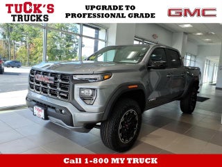 2026 GMC Canyon 4WD AT4 Crew Cab with ProGrade Trailering, MultiStow Tailgate, Hitch View, and Heated Front Seats