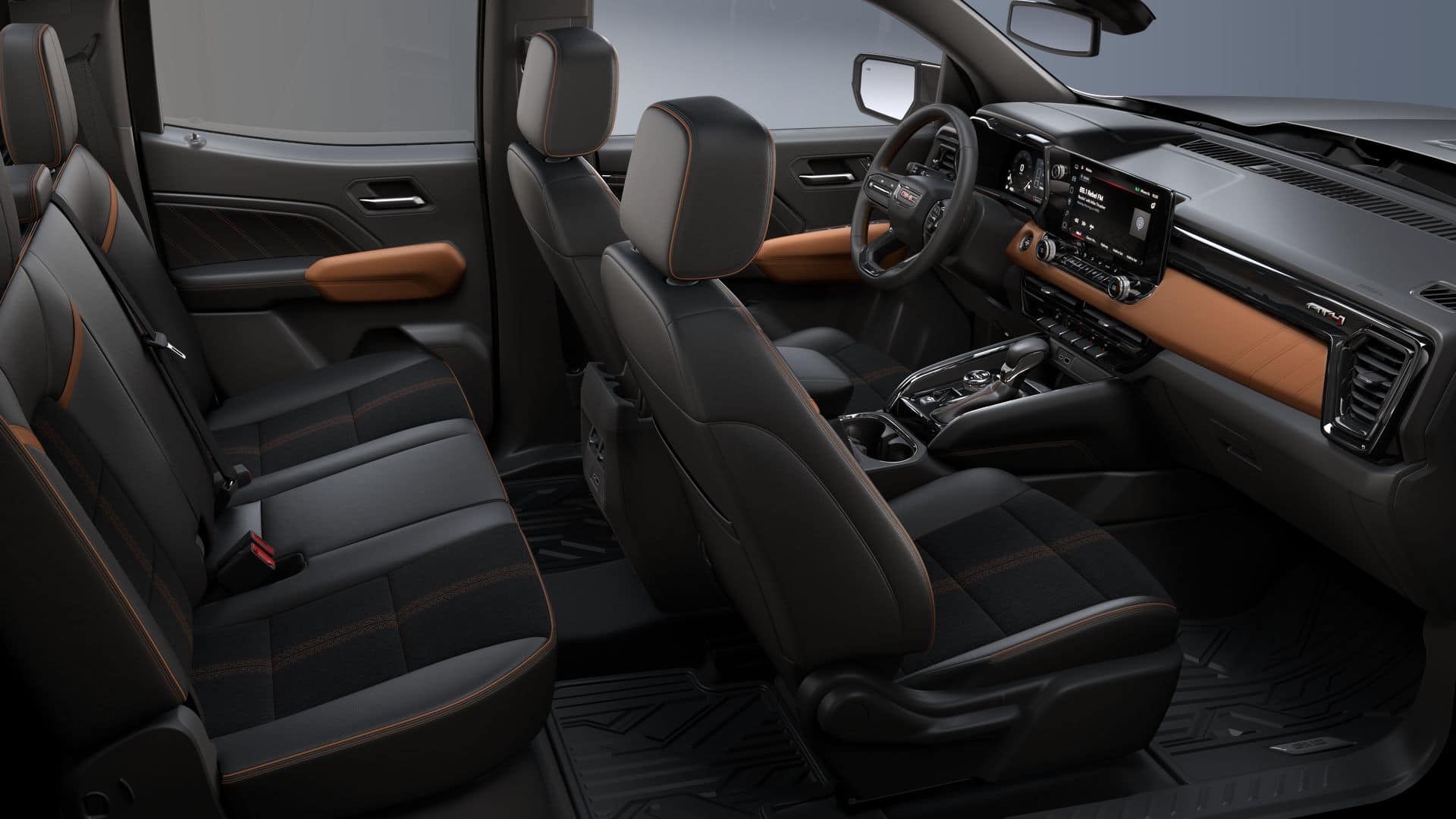 2026 GMC Canyon 4WD AT4 Crew Cab with ProGrade Trailering, MultiStow Tailgate, Hitch View, and Heated Front Seats
