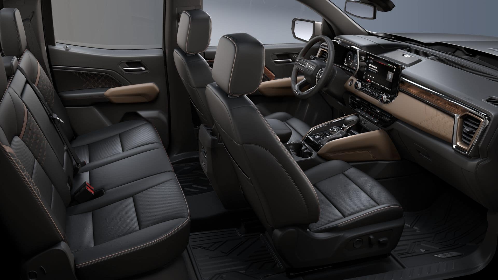 2026 GMC Canyon 4WD Denali Crew Cab with Ventilated/Heated Front Seats, Prograde Trailering, Power Sunroof, Off-Road Suspension, Heated Steering Wheel, and Multistow Tailgate