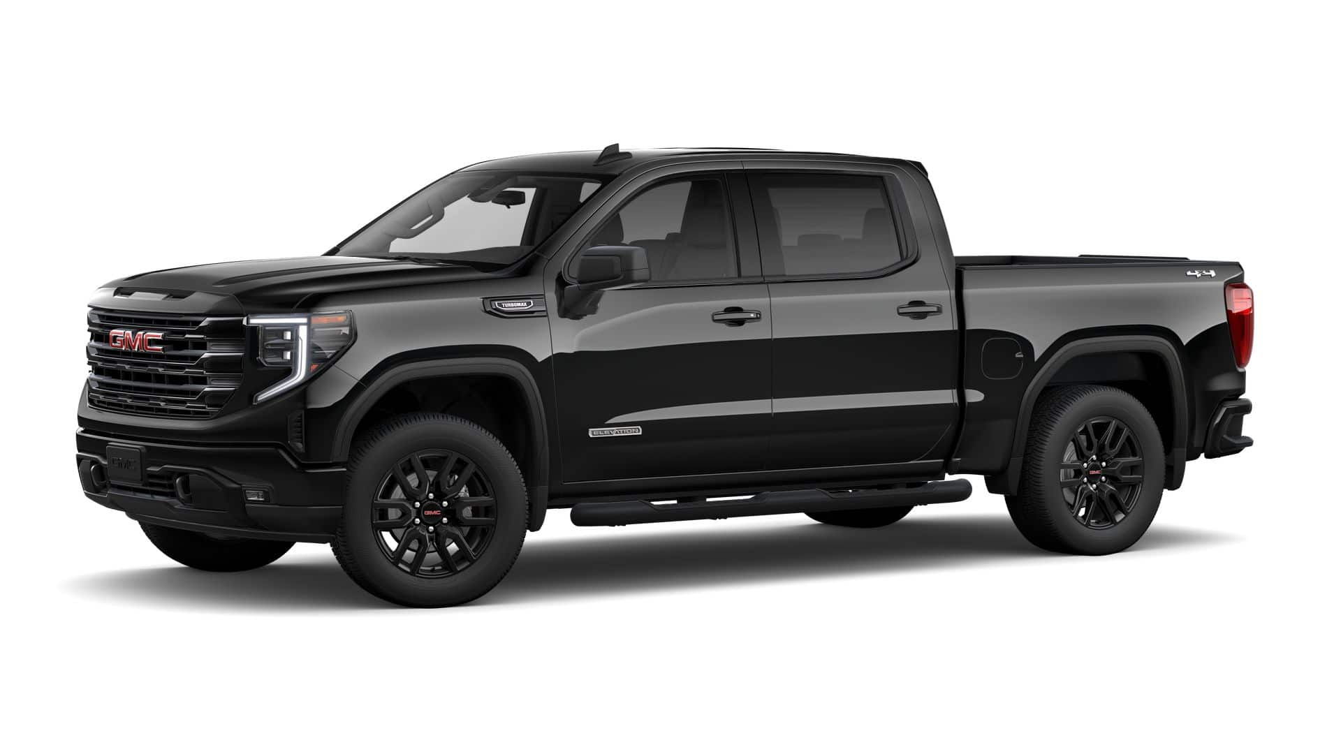 2026 GMC Sierra 1500 4WD Elevation Crew Cab with Elevation Select, Black Tubular Assist Steps, Theft Deterrent, 13.4" Premium GMC Infotainment with Google Built-In, Technology, and GMC Pro Safety