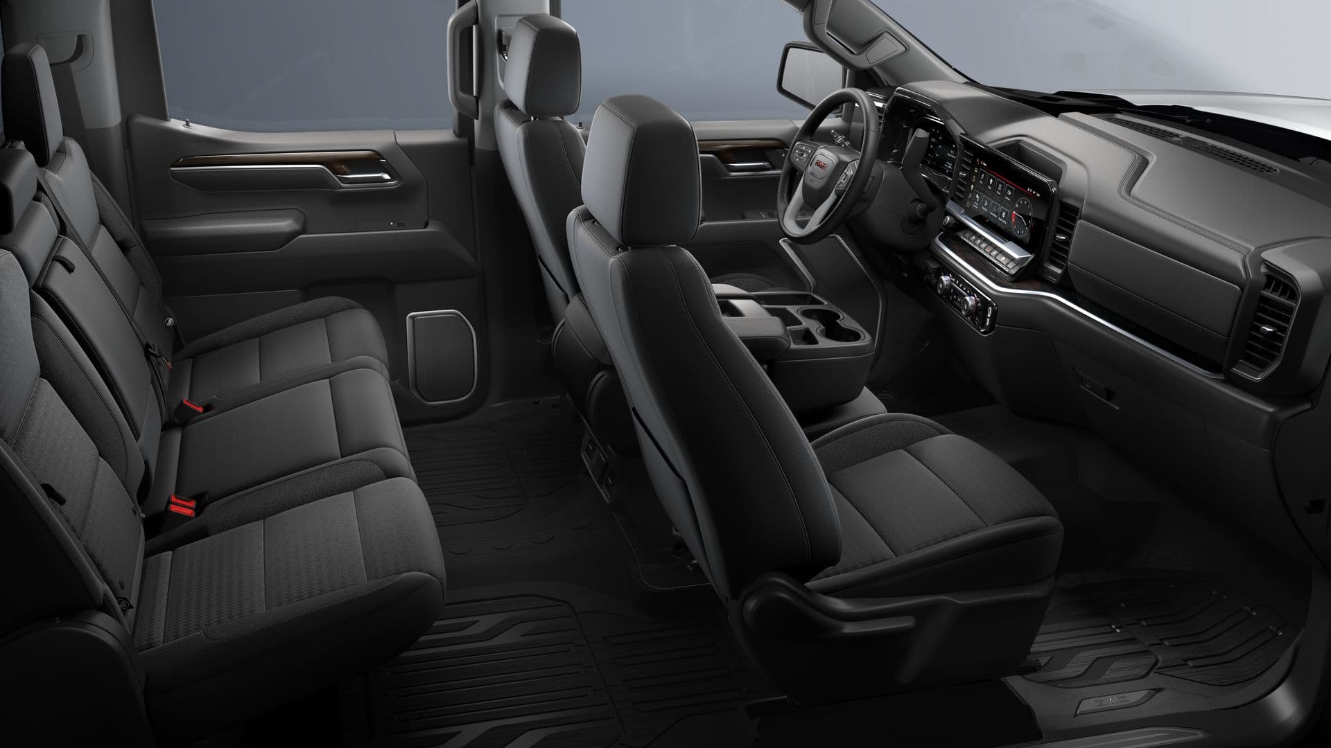 2026 GMC Sierra 1500 4WD Elevation Crew Cab with Elevation Select, Black Tubular Assist Steps, Theft Deterrent, 13.4" Premium GMC Infotainment with Google Built-In, Technology, and GMC Pro Safety
