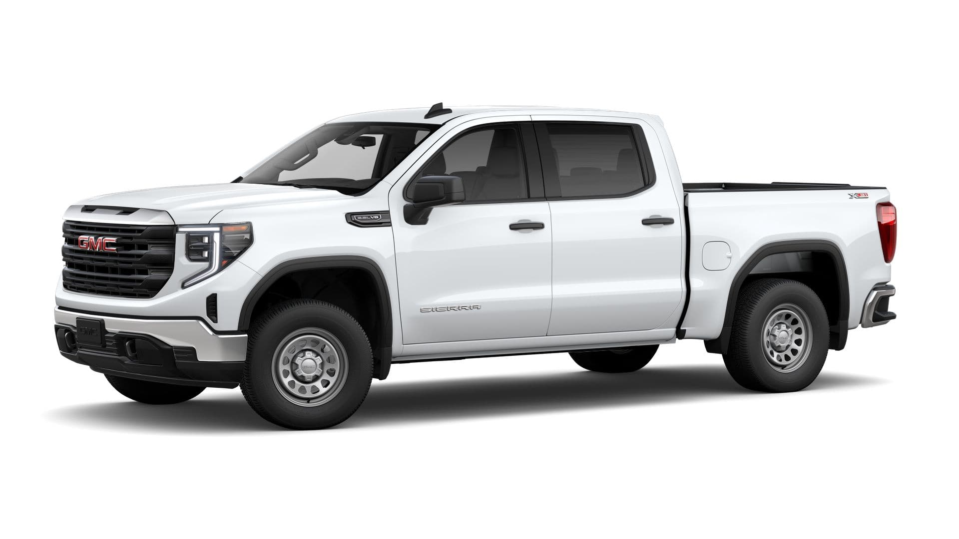 2026 GMC Sierra 1500 4WD Pro Crew Cab with Pro Value, Trailering, X31 Off-Road, 10-Way Power Driver Seat, and GMC Pro Safety