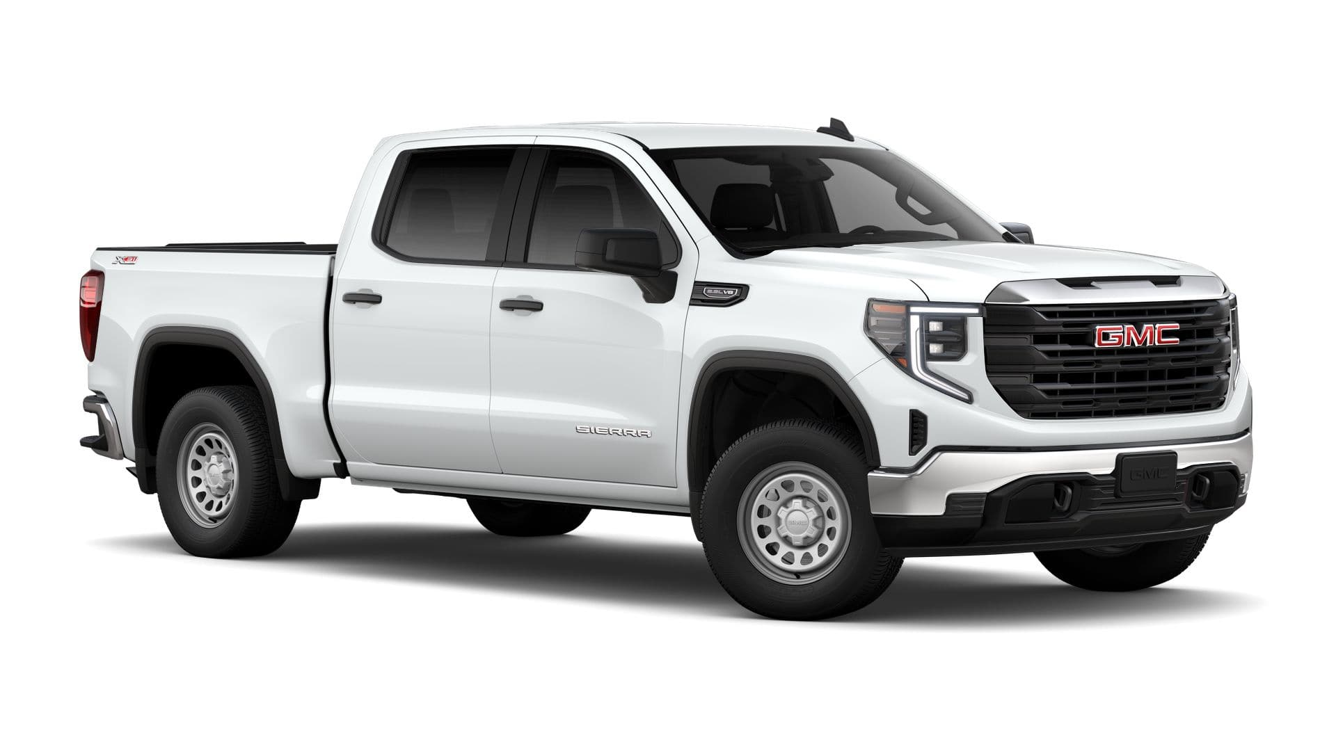 2026 GMC Sierra 1500 4WD Pro Crew Cab with Pro Value, Trailering, X31 Off-Road, 10-Way Power Driver Seat, and GMC Pro Safety