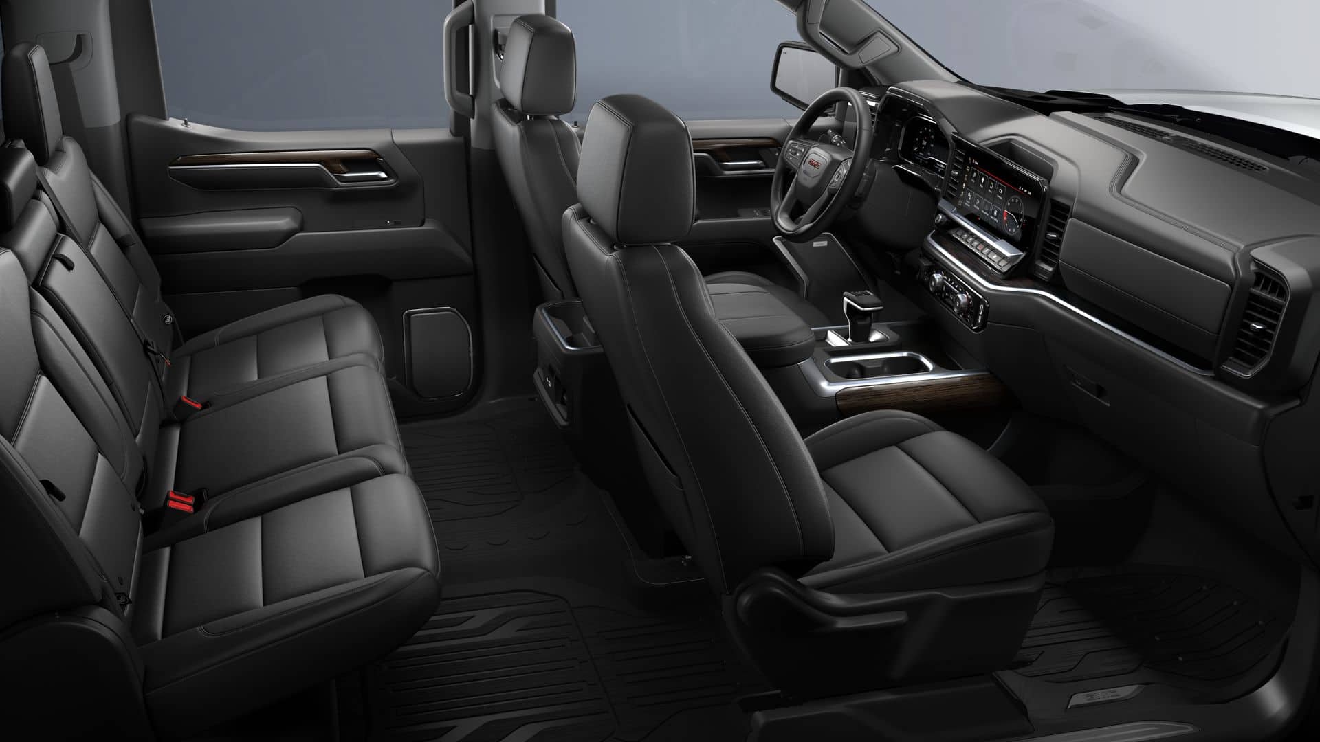 2026 GMC Sierra 1500 4WD Elevation Crew Cab with Elevation Premium, Black Assist Steps, X31 Off-Road, Trailering, Power Sunroof, 13.4" Premium GMC Infotainment with Google Built in, Bose Premium, Sierra Safety Plus and GMC Pro Safety