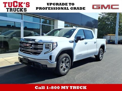 2026 GMC Sierra 1500 4WD SLT Crew Cab with SLT Convenience, SLT Preferred, Power Sunroof, X31 Off-Road, MultiPro Tailgate, and 13.4" Premium GMC Infotainment with Google Built In