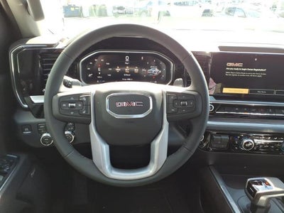 2026 GMC Sierra 1500 4WD SLT Crew Cab with SLT Convenience, SLT Preferred, Power Sunroof, X31 Off-Road, MultiPro Tailgate, and 13.4" Premium GMC Infotainment with Google Built In