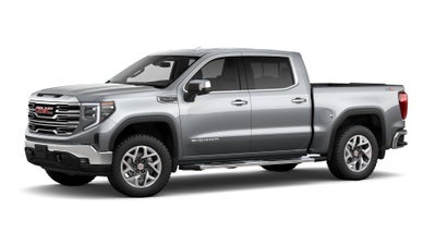 2026 GMC Sierra 1500 4WD SLT Crew Cab with SLT Convenience, Sierra Safety Plus, X31 Off-Road, Heated Front Seats, Multipro Tailgate, Power Sunroof, and GMC Pro Safety