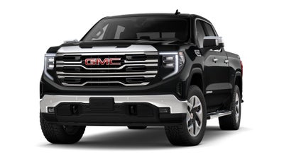 2026 GMC Sierra 1500 4WD SLT Crew Cab with SLT Premium, SLT Convenience, SLT Preferred, ProGrade Trailering, MultiPro Tailgate, X31 Off-Road, Power Sunroof, and Sierra Safety Plus