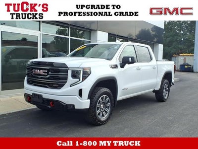 2025 GMC Sierra 1500 4WD AT4 Crew Cab with MultiPro Tailgate, 10 Way Power Front Seats, GMC Pro Safety, and Trailering