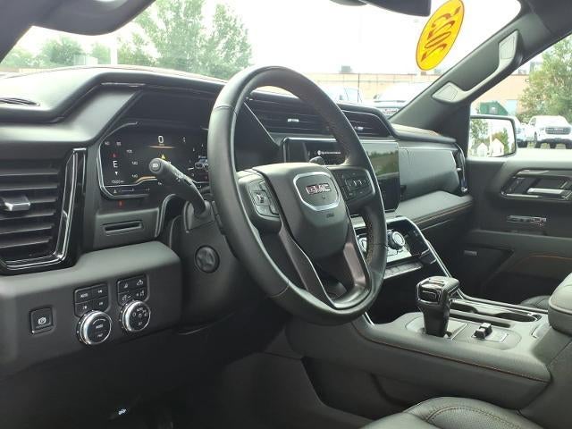 2025 GMC Sierra 1500 4WD AT4 Crew Cab with MultiPro Tailgate, 10 Way Power Front Seats, GMC Pro Safety, and Trailering