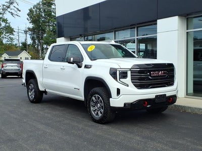 2025 GMC Sierra 1500 4WD AT4 Crew Cab with MultiPro Tailgate, 10 Way Power Front Seats, GMC Pro Safety, and Trailering