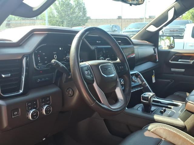 2023 GMC Sierra 1500 4WD Denali Crew Cab with Super Cruise, Denali Reserve, Power Sunroof, MultiPro Tailgate, and GMC Pro Safety 18,238 Miles