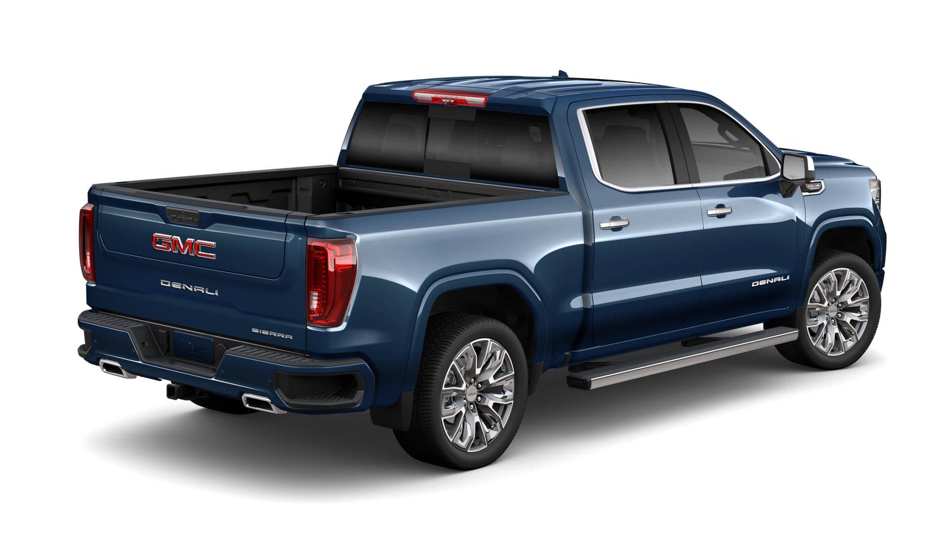 2026 GMC Sierra 1500 4WD Denali Crew Cab with Denali Reserve, Technology, Multipro Tailgate, MultiPro Power Steps, Power Sunroof, Trailering, 13.4" Premium GMC Infotainment with Google Built-In, and GMC Pro Safety