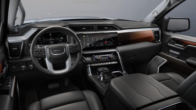 2026 GMC Sierra 1500 4WD Denali Crew Cab with Denali Reserve, Technology, Multipro Tailgate, MultiPro Power Steps, Power Sunroof, Trailering, 13.4" Premium GMC Infotainment with Google Built-In, and GMC Pro Safety