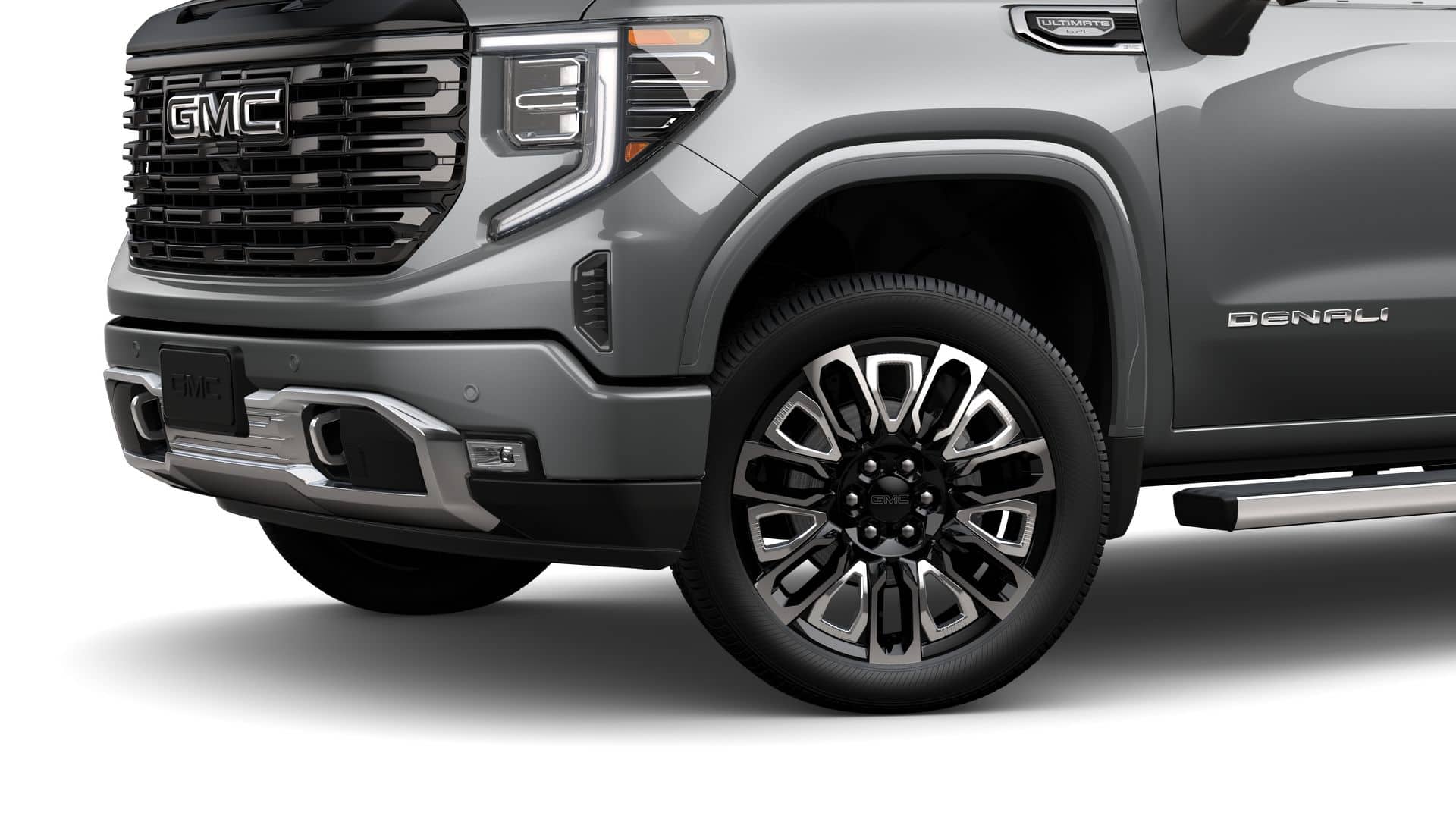 2026 GMC Sierra 1500 4WD Denali Ultimate Crew Cab with Super Cruise, Leather, Trailering, MultiPro Tailgate, Power Sunroof, 12 Speaker Bose, and Denali Premium Suspension
