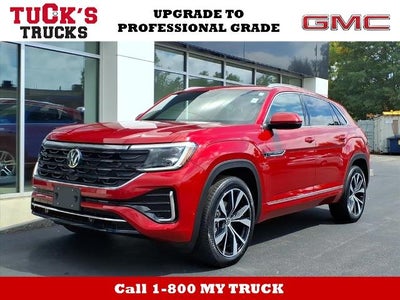 2024 Volkswagen Atlas Cross Sport AWD 2.0T SEL Premium R-Line with 4Motion AWD, Panoramic Sunroof, Navigation, Vienna Leather, and Harmon/Kardin Sound 20,063 Miles