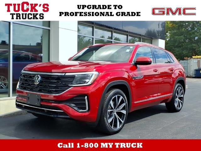 2024 Volkswagen Atlas Cross Sport AWD 2.0T SEL Premium R-Line with 4Motion AWD, Panoramic Sunroof, Navigation, Vienna Leather, and Harmon/Kardin Sound 20,063 Miles