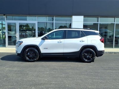 2022 GMC Terrain AWD AT4 with GMC Pro Safety Plus, Infotainment II, Skyscape Sunroof, Tech, Heated Front Seats 19,466 Miles