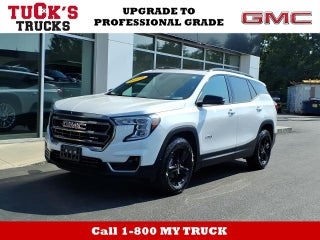 2022 GMC Terrain AWD AT4 with GMC Pro Safety Plus, Infotainment II, Skyscape Sunroof, Tech, Heated Front Seats 19,466 Miles