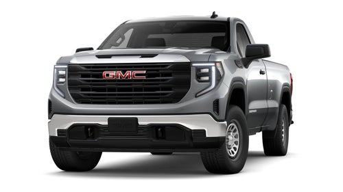 2026 GMC Sierra 1500 4WD Pro Regular Cab Long Box with Pro Value, Trailering, Chrome Bumper, Skid Plates, Snow Plow Prep, and GMC Pro Safety