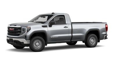 2026 GMC Sierra 1500 4WD Pro Regular Cab Long Box with Pro Value, Trailering, Chrome Bumper, Skid Plates, Snow Plow Prep, and GMC Pro Safety