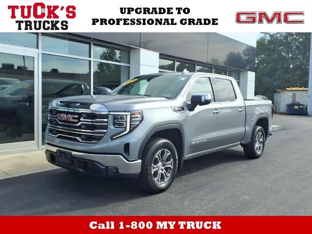 2025 GMC Sierra 1500 4WD SLT Crew Cab with MultiPro Tailgate, Heated 10-Way Power Front Seats, Trailering, and GMC Pro Safety