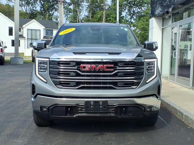 2025 GMC Sierra 1500 4WD SLT Crew Cab with MultiPro Tailgate, Heated 10-Way Power Front Seats, Trailering, and GMC Pro Safety
