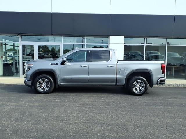 2025 GMC Sierra 1500 4WD SLT Crew Cab with MultiPro Tailgate, Heated 10-Way Power Front Seats, Trailering, and GMC Pro Safety