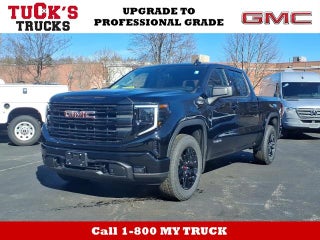 2026 GMC Sierra 1500 4WD AT4 Crew Cab with AT4 Premium, AT4 Preferred, Technology, Power Sunroof, MultiPro Tailgate, Trailering, GMC Pro Safety, and 13.4" GMC Premium Infotainment with Google Built-In