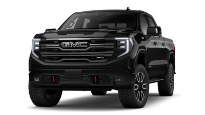 2026 GMC Sierra 1500 4WD AT4 Crew Cab with AT4 Premium, AT4 Preferred, Technology, Power Sunroof, MultiPro Tailgate, Trailering, and GMC Pro Safety