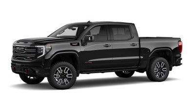 2026 GMC Sierra 1500 4WD AT4 Crew Cab with AT4 Premium, AT4 Preferred, Technology, Power Sunroof, MultiPro Tailgate, Trailering, and GMC Pro Safety