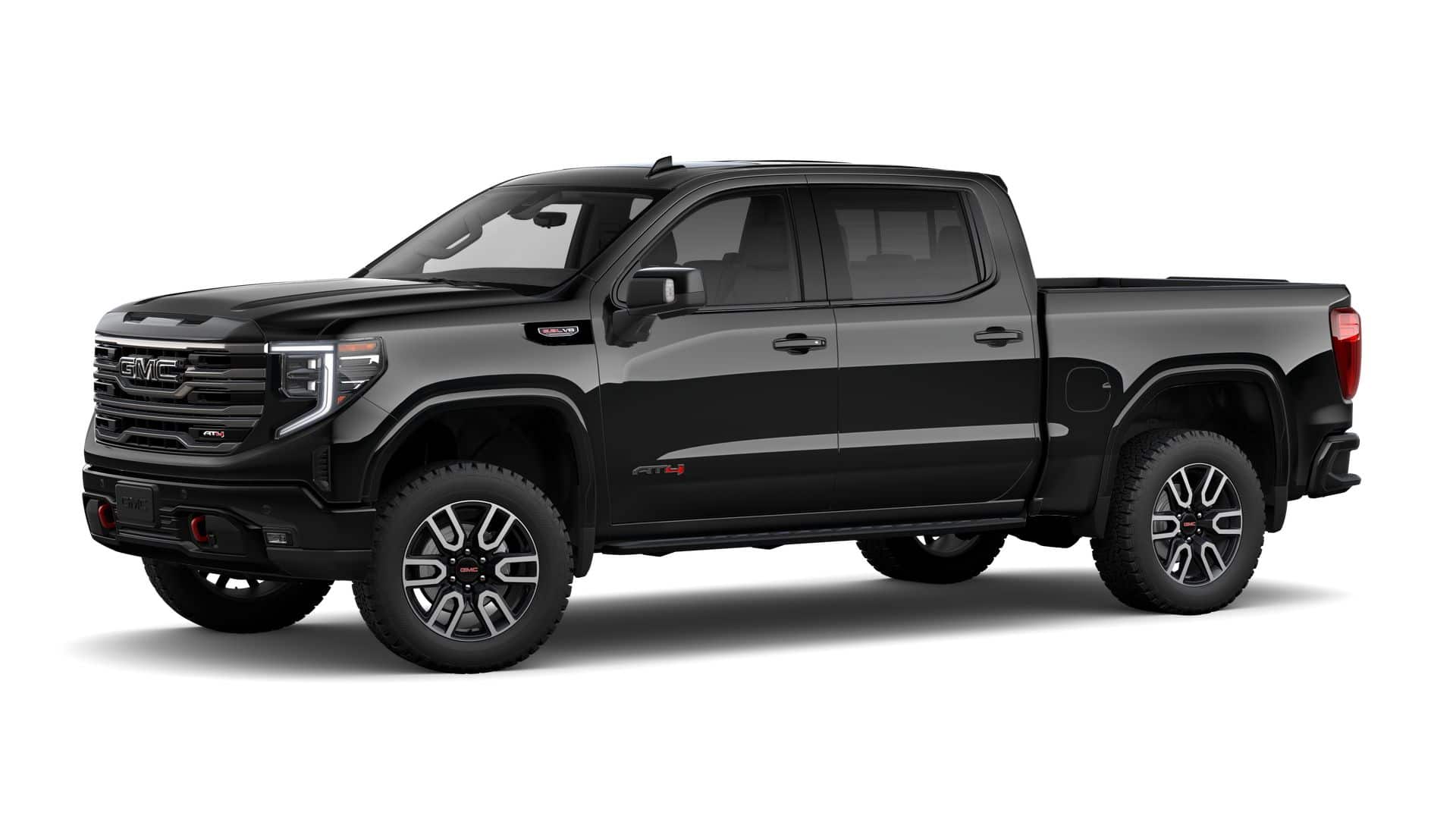 2026 GMC Sierra 1500 4WD AT4 Crew Cab with AT4 Premium, AT4 Preferred, Technology, Power Sunroof, MultiPro Tailgate, Trailering, and GMC Pro Safety