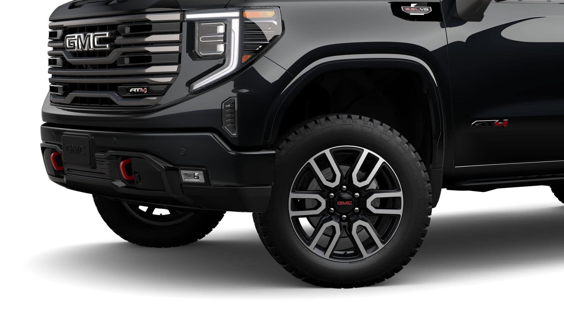 2026 GMC Sierra 1500 4WD AT4 Crew Cab with AT4 Premium, AT4 Preferred, Technology, Power Sunroof, MultiPro Tailgate, Trailering, and GMC Pro Safety