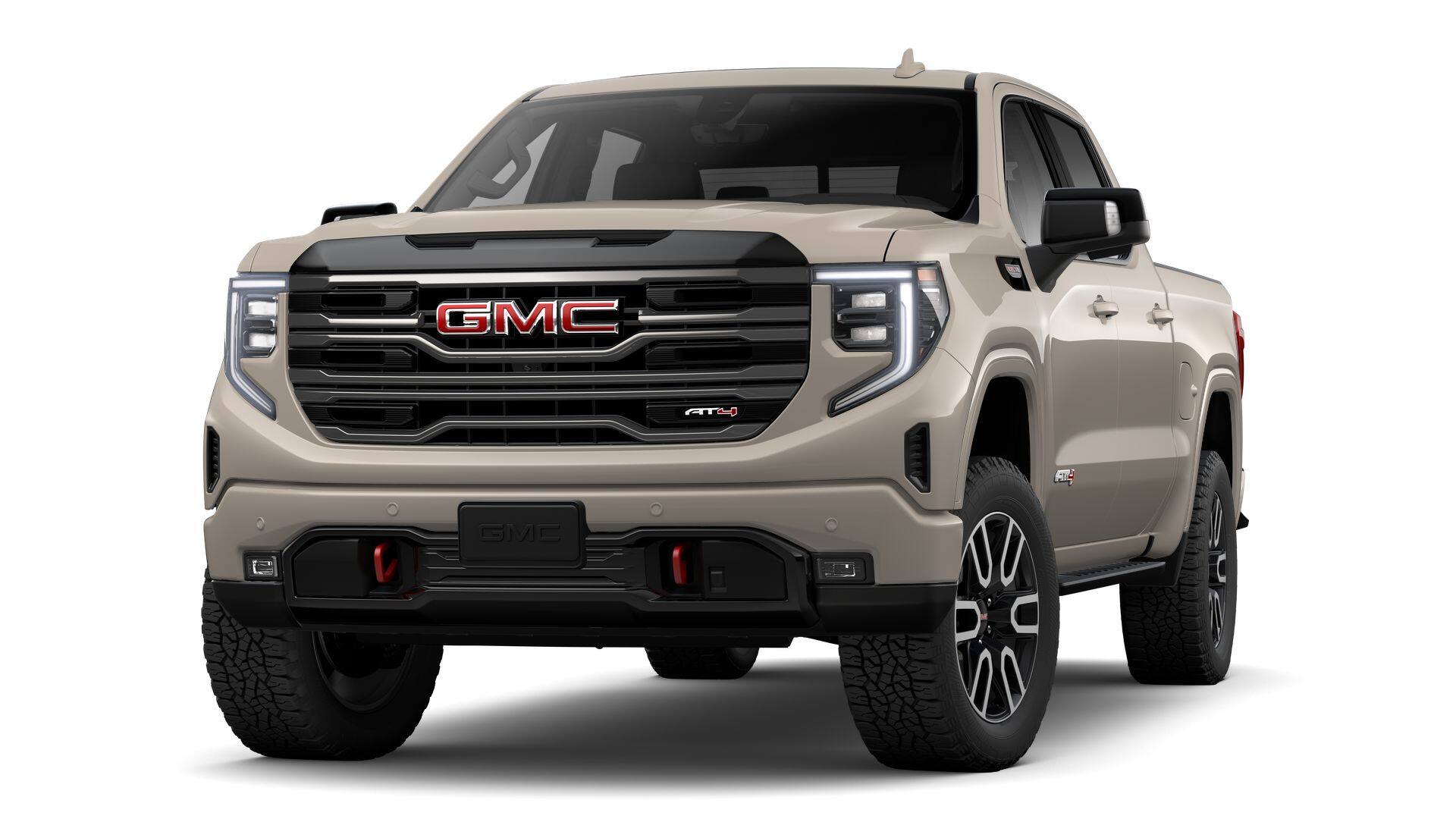 2026 GMC Sierra 1500 4WD AT4 Crew Cab with AT4 Premium, AT4 Preferred, Leather, Technology, MultiPro Tailgate, Power Sunroof, Trailering, and GMC Pro Safety