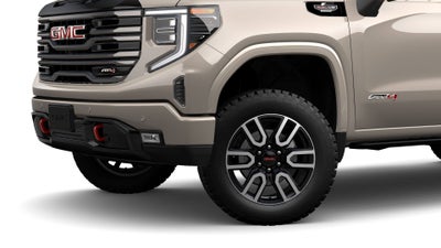 2026 GMC Sierra 1500 4WD AT4 Crew Cab with AT4 Premium, AT4 Preferred, Leather, Technology, MultiPro Tailgate, Power Sunroof, Trailering, and GMC Pro Safety