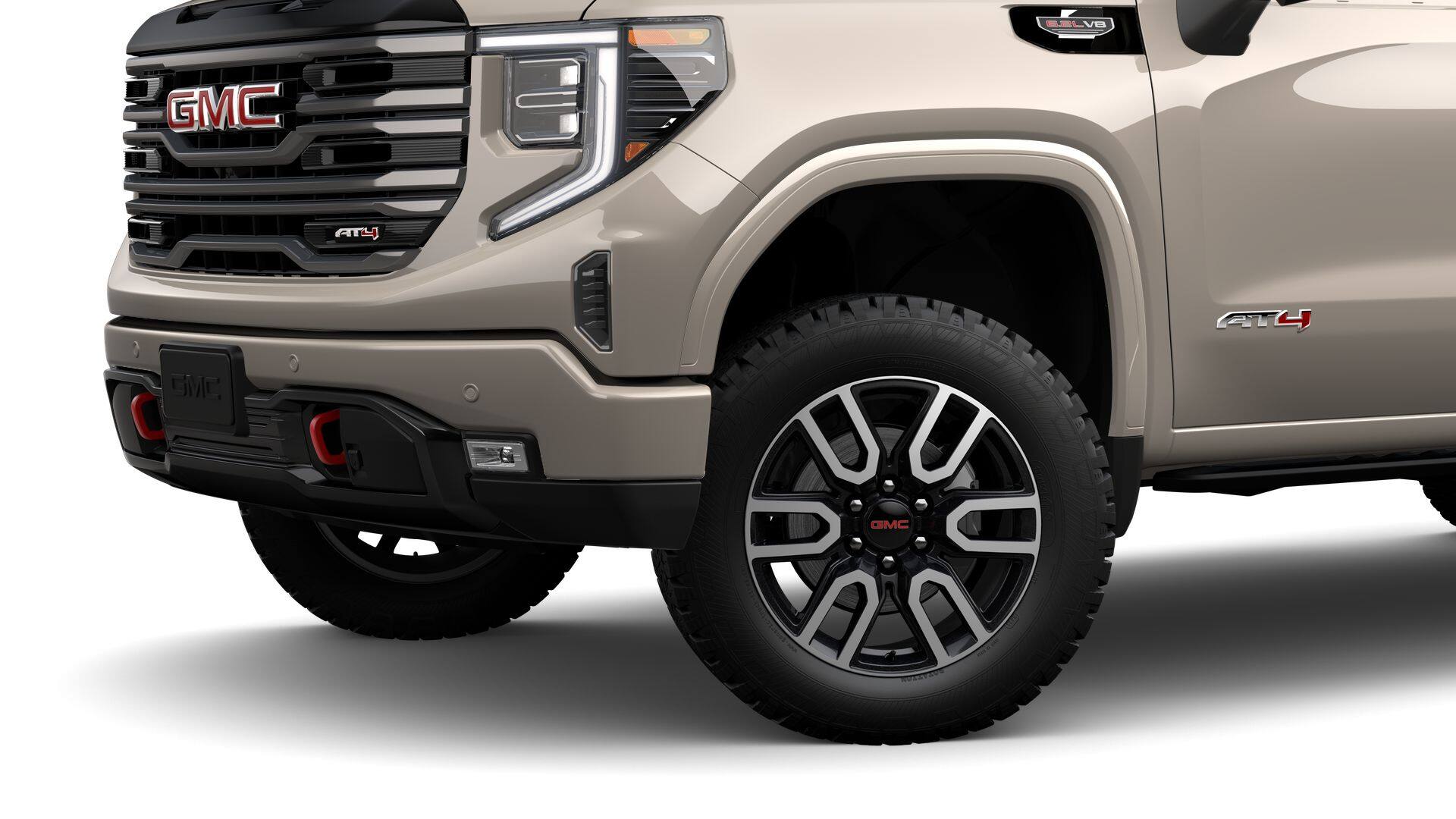 2026 GMC Sierra 1500 4WD AT4 Crew Cab with AT4 Premium, AT4 Preferred, Leather, Technology, MultiPro Tailgate, Power Sunroof, Trailering, and GMC Pro Safety