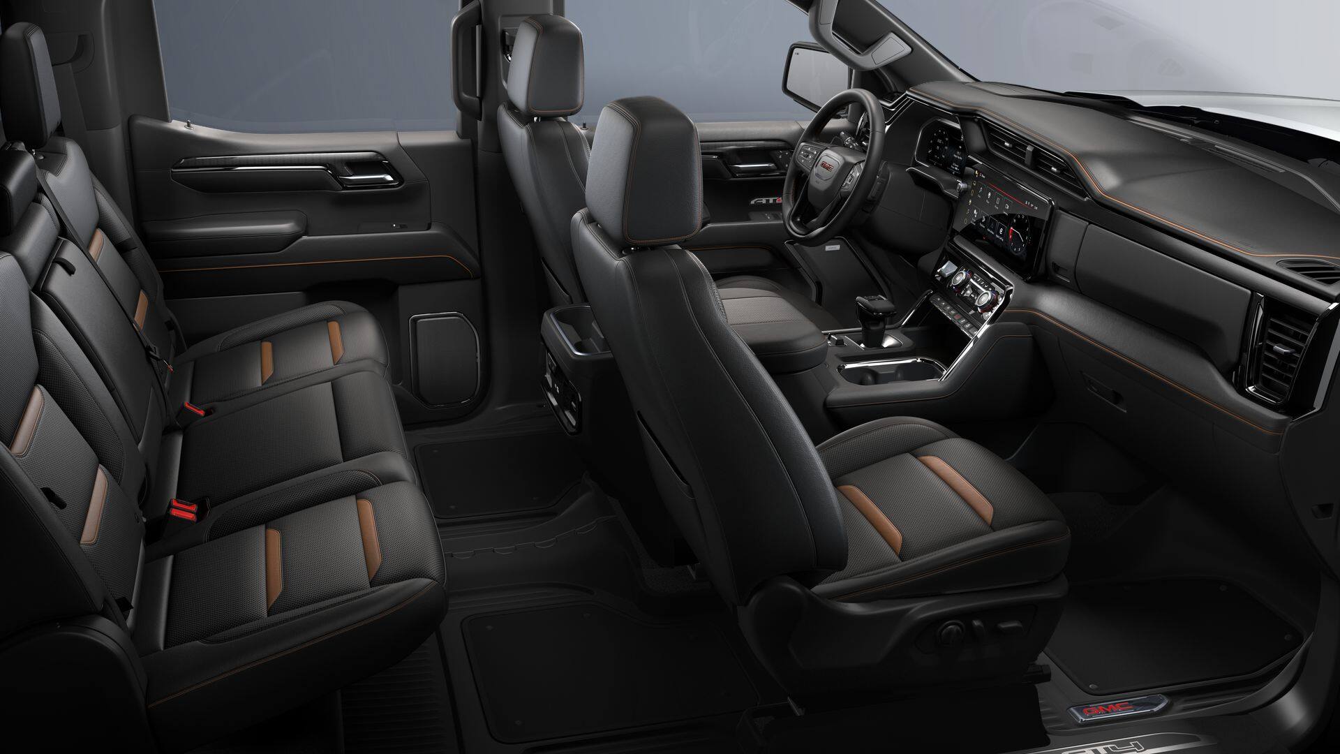 2026 GMC Sierra 1500 4WD AT4 Crew Cab with AT4 Premium, AT4 Preferred, Leather, Technology, MultiPro Tailgate, Power Sunroof, Trailering, and GMC Pro Safety