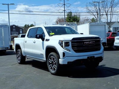 2026 GMC Sierra 1500 4WD AT4 Crew Cab with AT4 Premium, AT4 Preferred, Technology, Power Sunroof, Ventilated/Heated Front Seats, 13.4" Premium GMC Infotainment with Google Built-In, and GMC Pro Safety