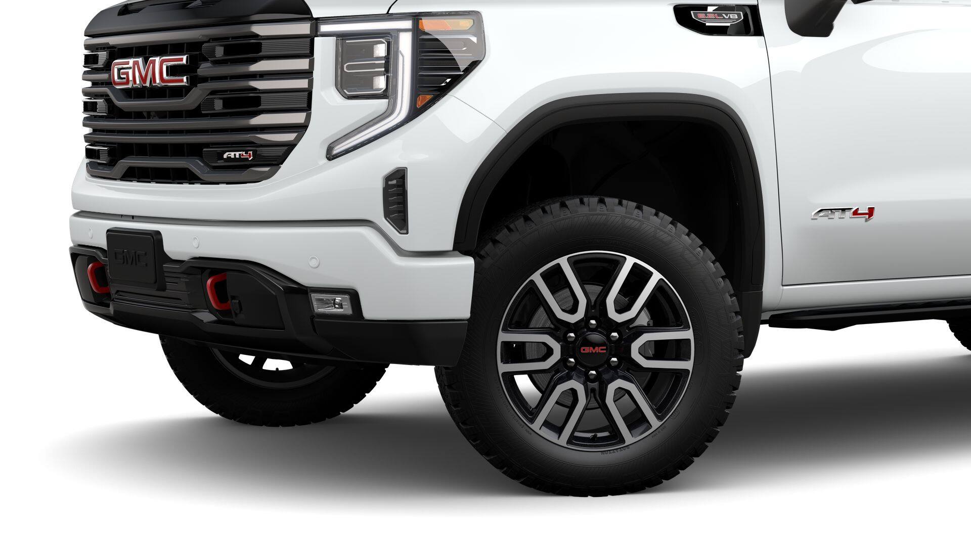 2026 GMC Sierra 1500 4WD AT4 Crew Cab with AT4 Premium, AT4 Preferred, Technology, Power Sunroof, Ventilated/Heated Front Seats, 13.4" Premium GMC Infotainment with Google Built-In, and GMC Pro Safety