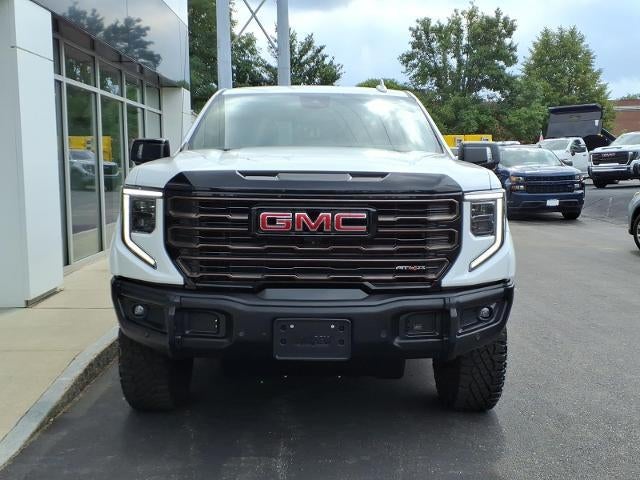 2024 GMC Sierra 1500 4WD AT4X Crew Cab with Leather, MultiPro Tailgate, Power Sunroof, Trailering, 12 Spkr. Bose Sound, and GMC Pro Safety 10,077 Miles