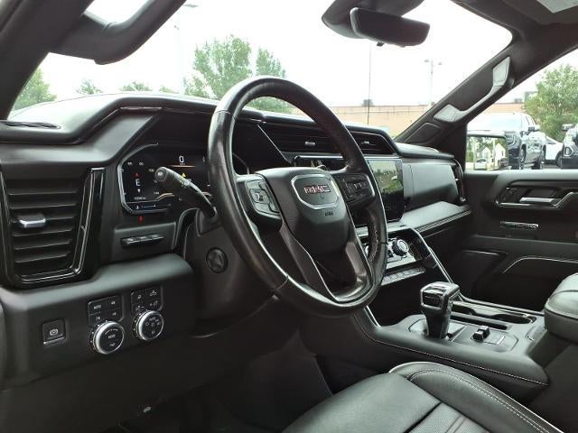 2024 GMC Sierra 1500 4WD AT4X Crew Cab with Leather, MultiPro Tailgate, Power Sunroof, Trailering, 12 Spkr. Bose Sound, and GMC Pro Safety 10,077 Miles