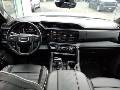 2024 GMC Sierra 1500 4WD AT4X Crew Cab with Leather, MultiPro Tailgate, Power Sunroof, Trailering, 12 Spkr. Bose Sound, and GMC Pro Safety 10,077 Miles